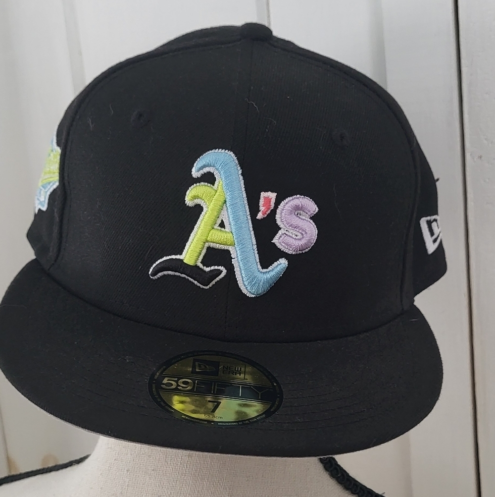OAKLAND A'S NEW ERA Athletics 59FIFTY 1989 World Series Fitted Hat Cap 7